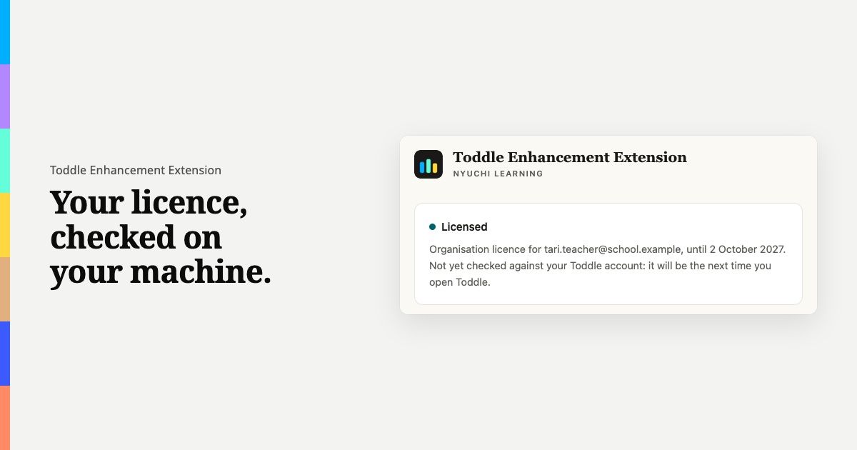 How the Toddle Enhancement Extension keeps student data in the browser