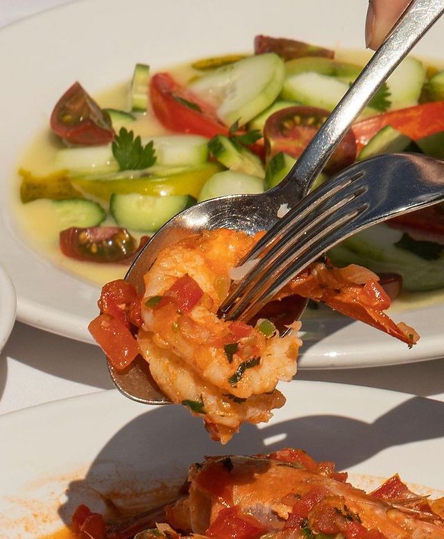Tártara de pescado con camarón de Entremar