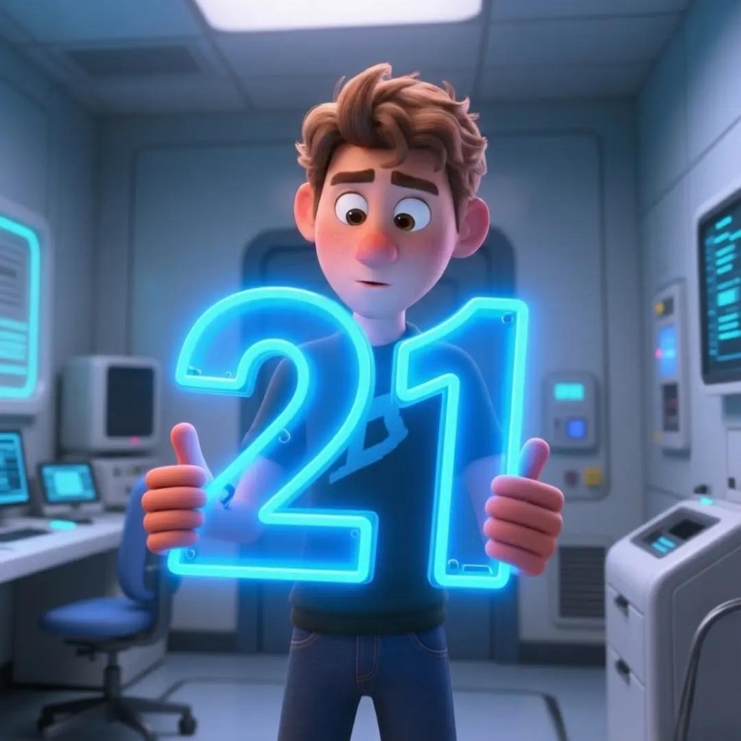 Imagen de un personaje que mira a Angular 21