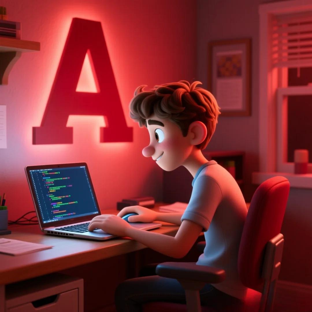 Imagen de un desarrollador con Angular