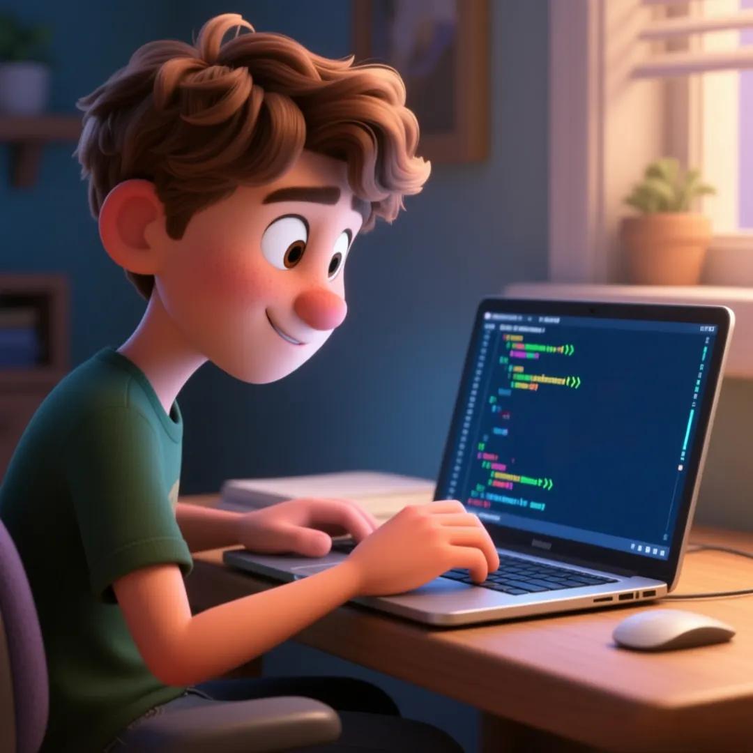 Imagen de un desarrollador haciendo código seguro