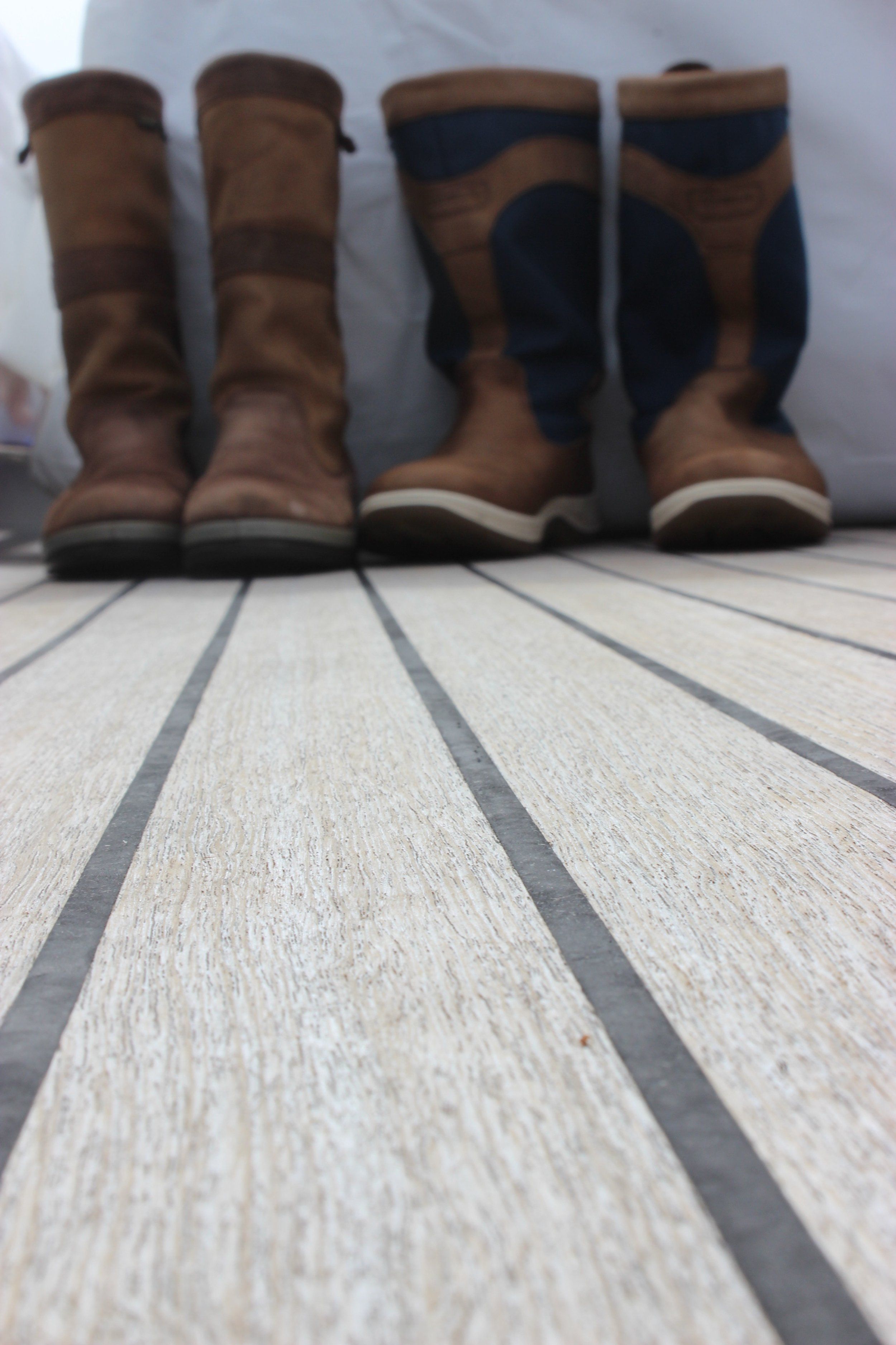 Boots on boat | Pearl Marine