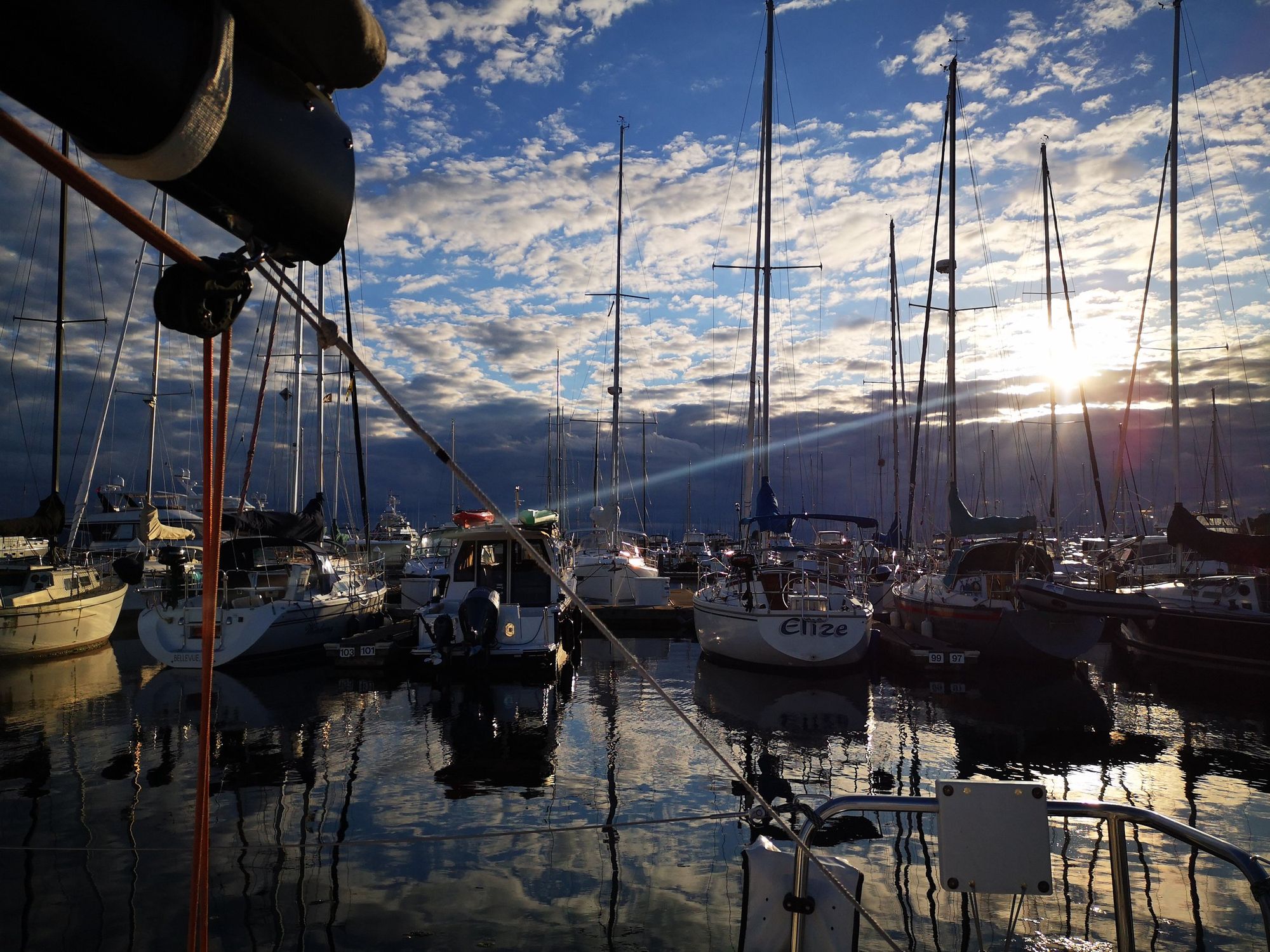 Boats at sun set | Pearl Marine