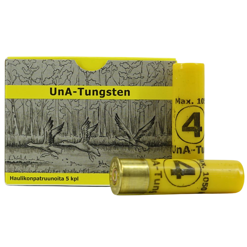 UnA-Tungsten 20/76 30 g #4 kotimainen Peto-UnA haulikonpatruuna