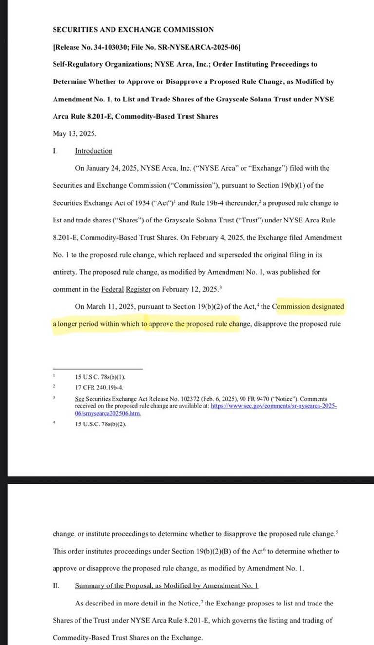 SEC delays decision on Grayscale’s Solana ETF amid… SEC delays decision on Grayscale’s Solana ETF amid…