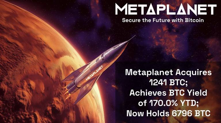 Metaplanet now holds 6,796 BTC, surpassing El…