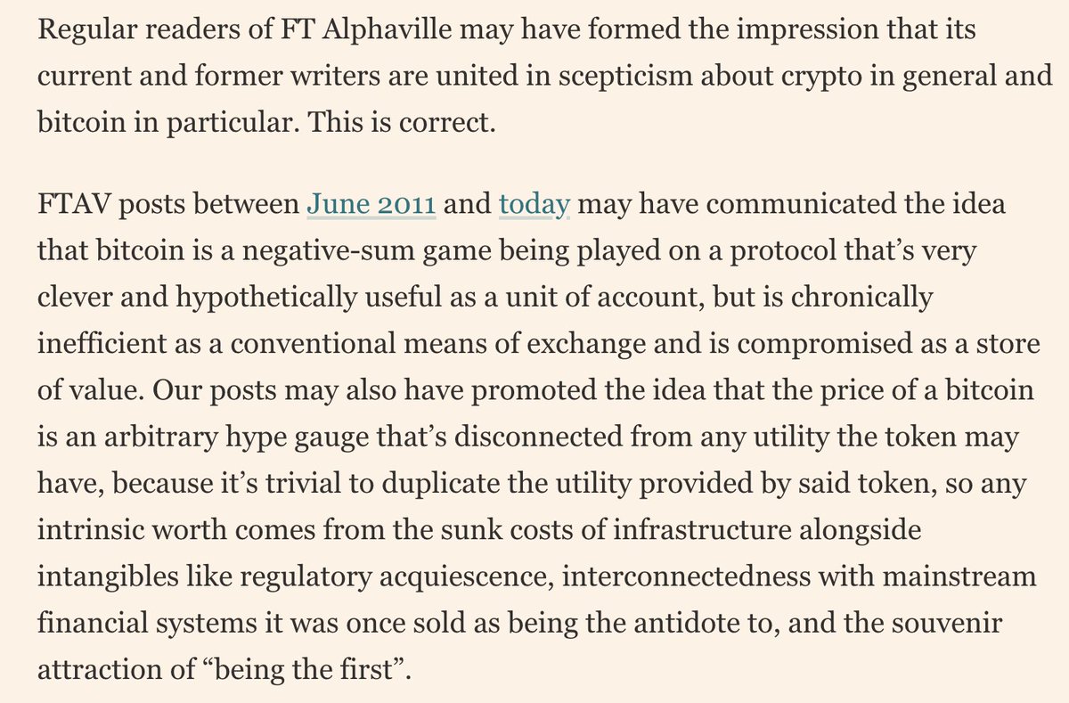 Financial Times Issues Reluctant Apology for 14 Years of Bitcoin Skepticism