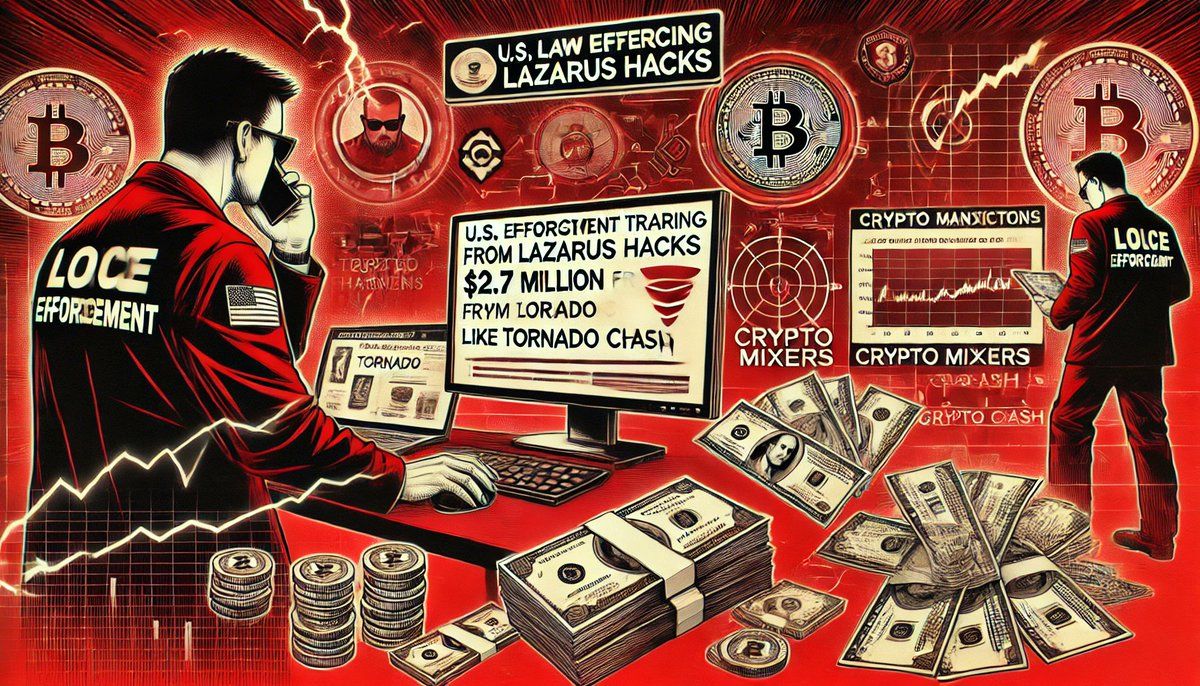U.S. Seeks to Forfeit $879M in Crypto from Lazarus Group, APT38 via Tornado Cash Mixers
