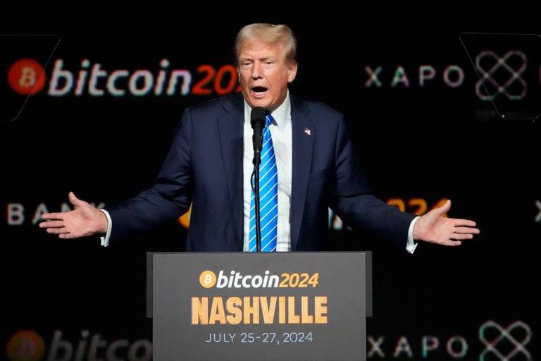 Trump supports cryptocurrency, aims to make the…