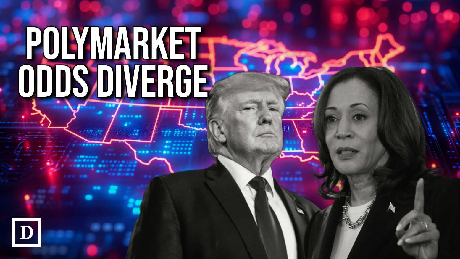 Polymarket U.S. Election Odds Diverge Sharply from Traditional Polls