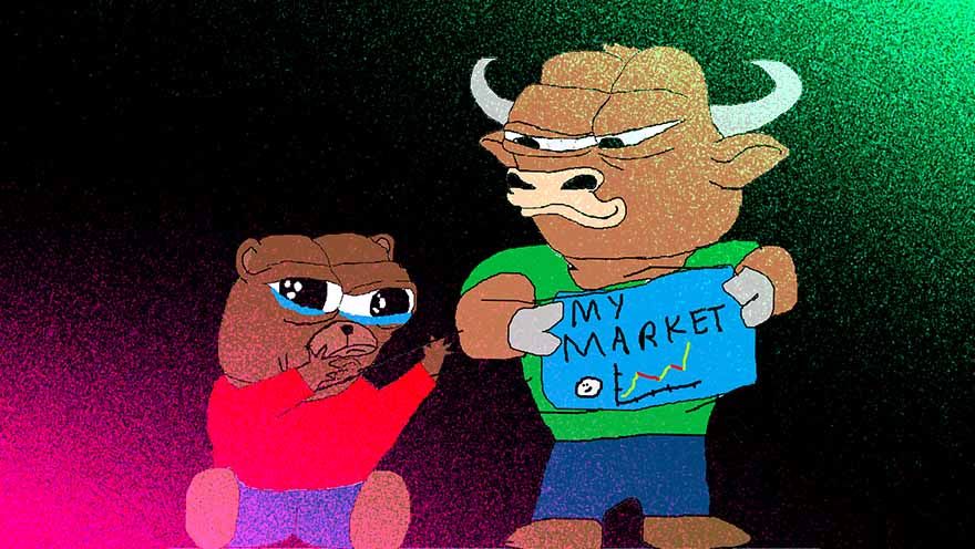 Doomer meme cryto token bullrun bear market Rug