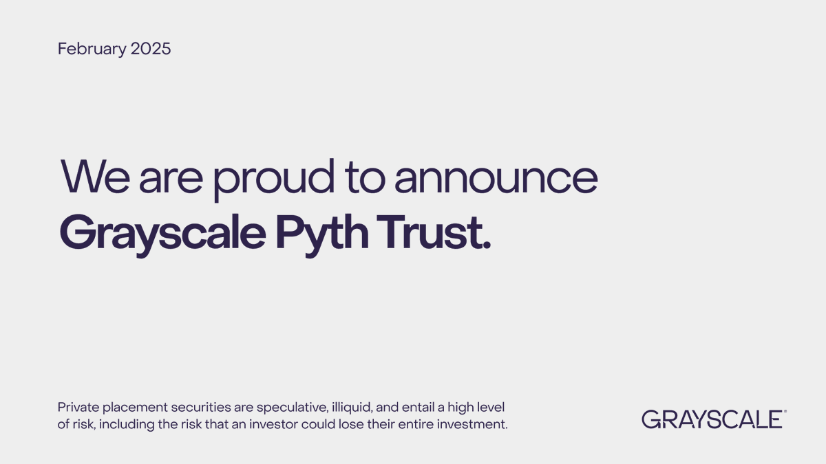 2 News Article Image Grayscale Launches Pyth Trust for $PYTH Token in Solana Ecosystem