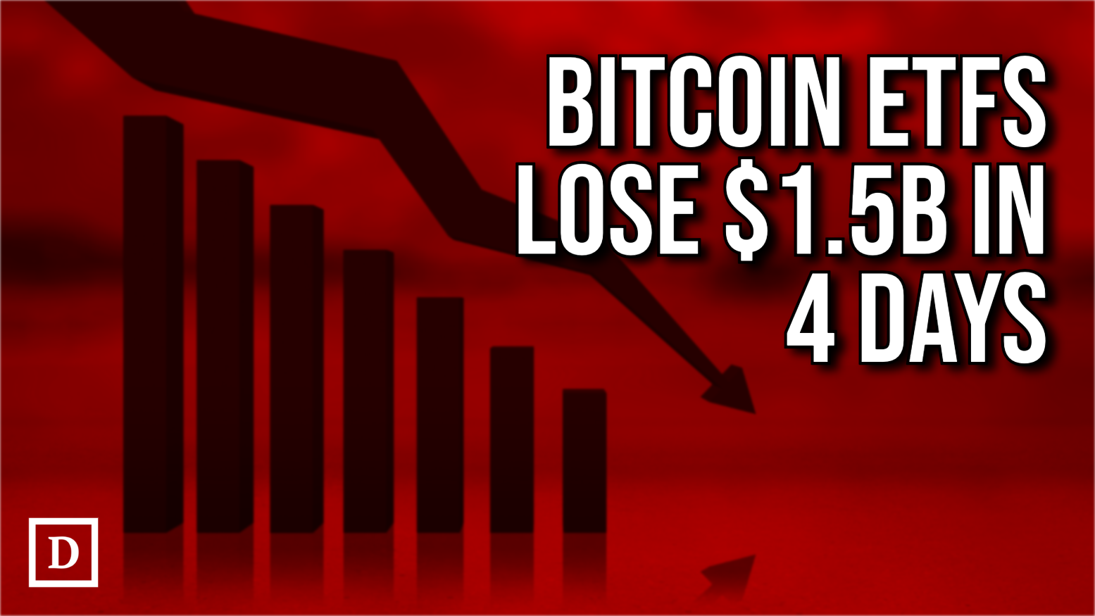 Bitcoin ETFs Face Outflows for Fourth Consecutive Day