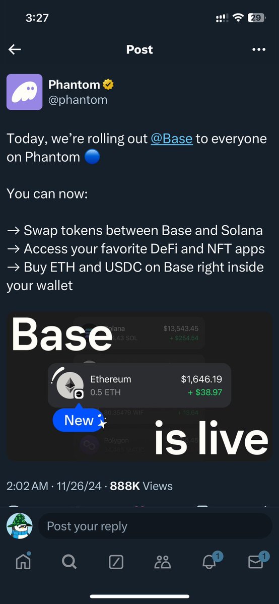 Phantom Wallet Adds Support for Base Blockchain Amid 'Base Season' Optimism