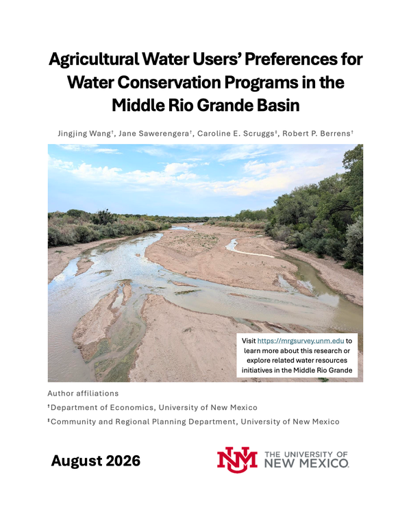Middle Rio Grande Agricultural Water Users Survey