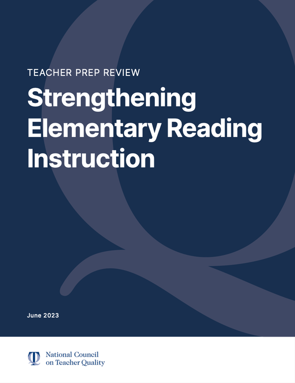 Strengthening Elementary Reading Instruction