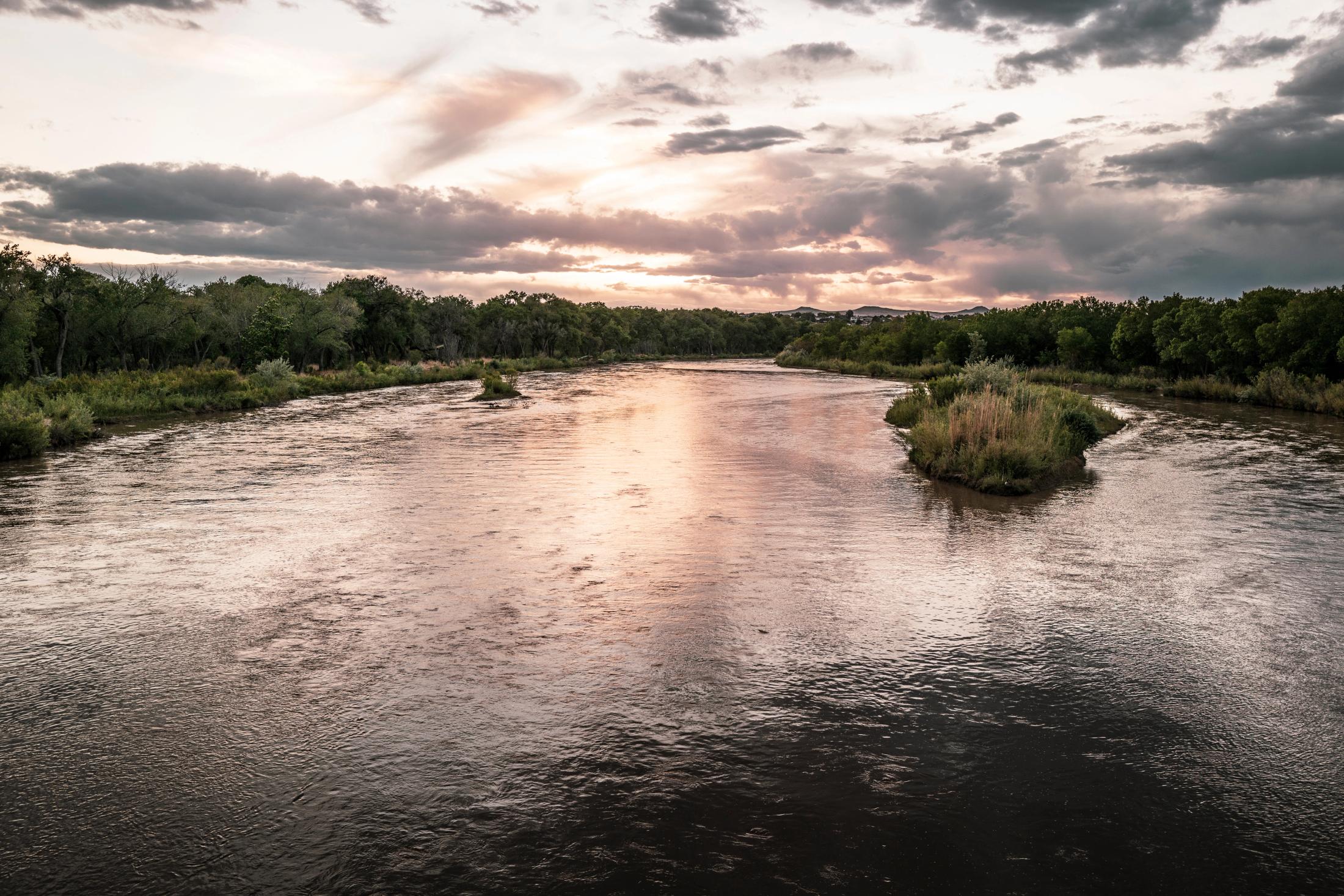 The Rio Grande flowing through northern New Mexico