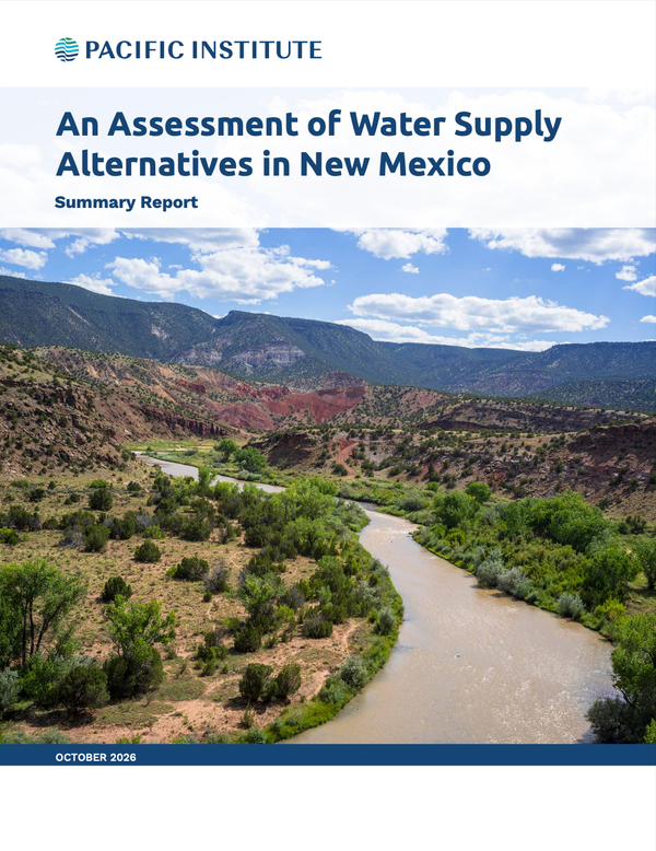An Assessment of Water Supply Alternatives in New Mexico