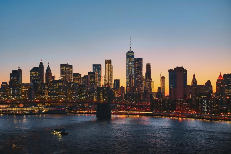 New York at Sunset