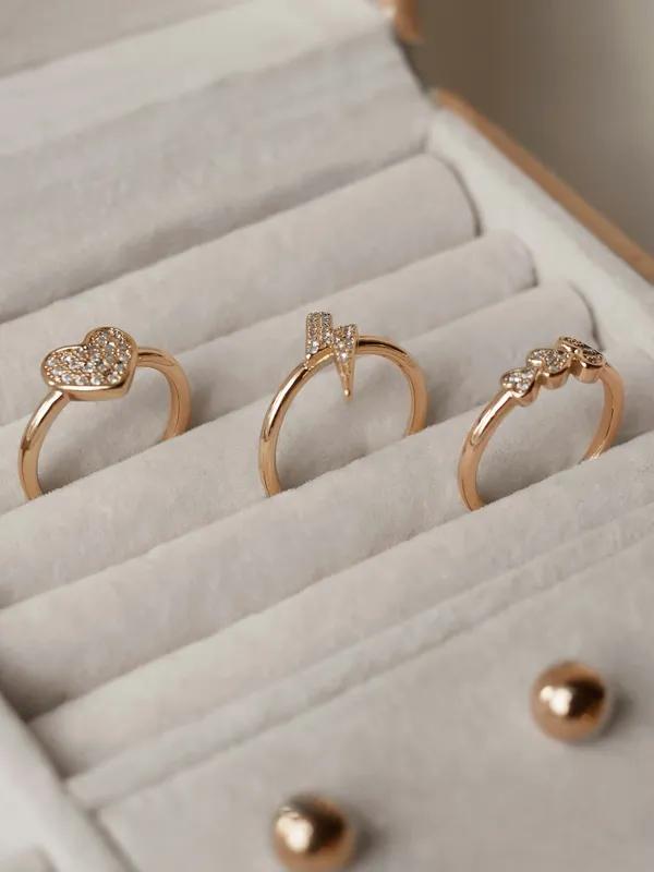 Solitaire Crystal Ring