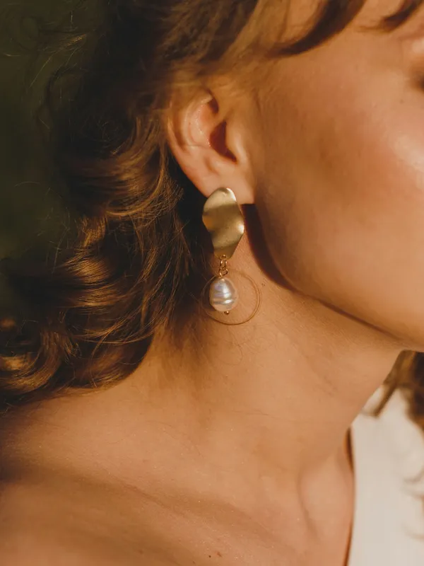 Rose Quartz Drop Earrings