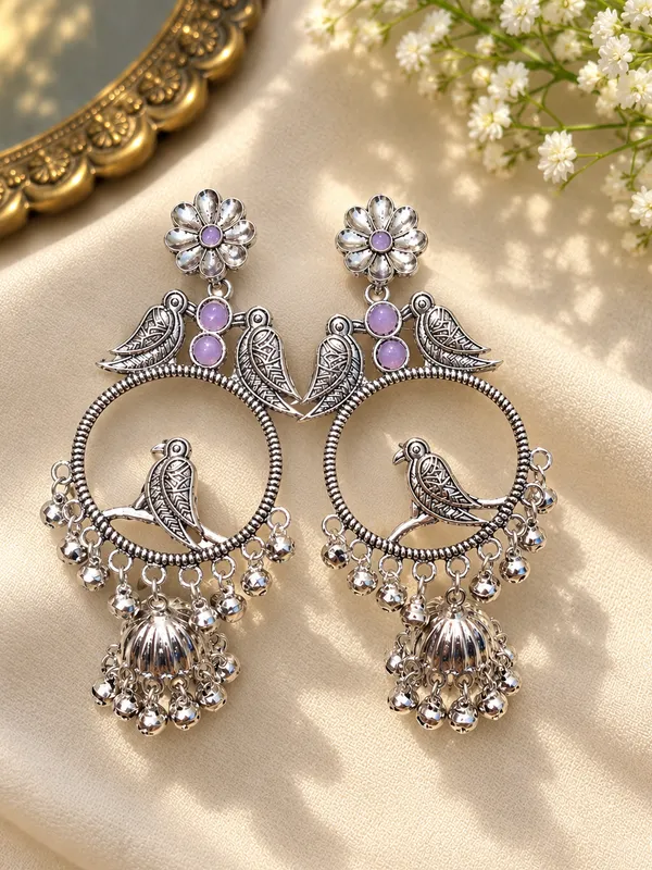 Bird Themed Earring — alternate view