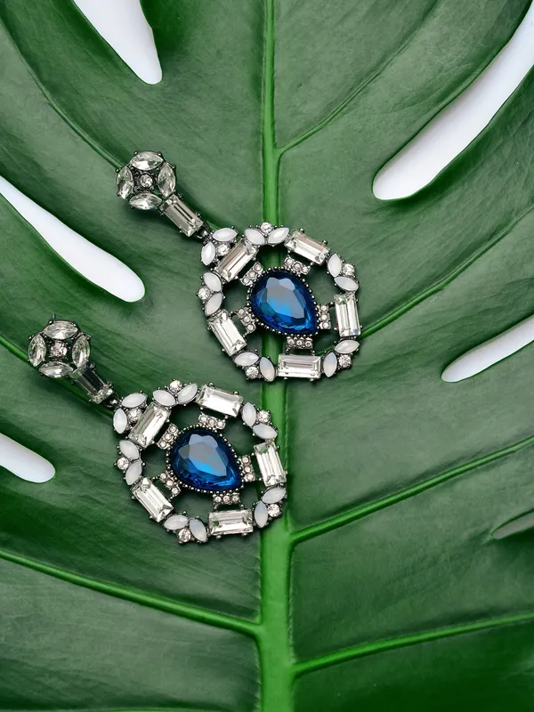 Orchid Bloom Hoop Earrings