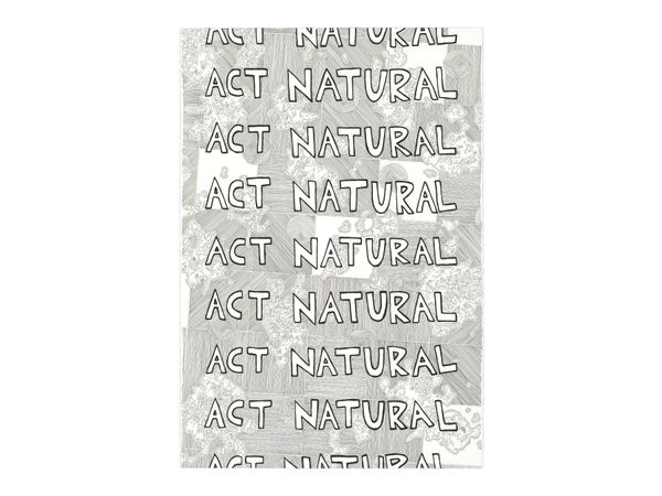 Act Natural (green) drawing