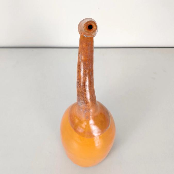 ceramic orange Hammer Vase