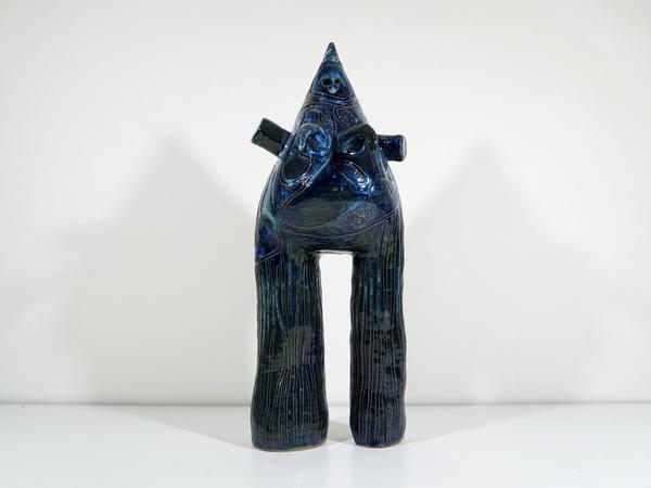 ceramic Creature with Hooked Titties by Jen Wohlner