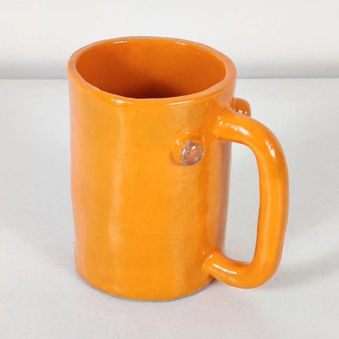 Face Mug (orange)  Jen Wohlner Website
