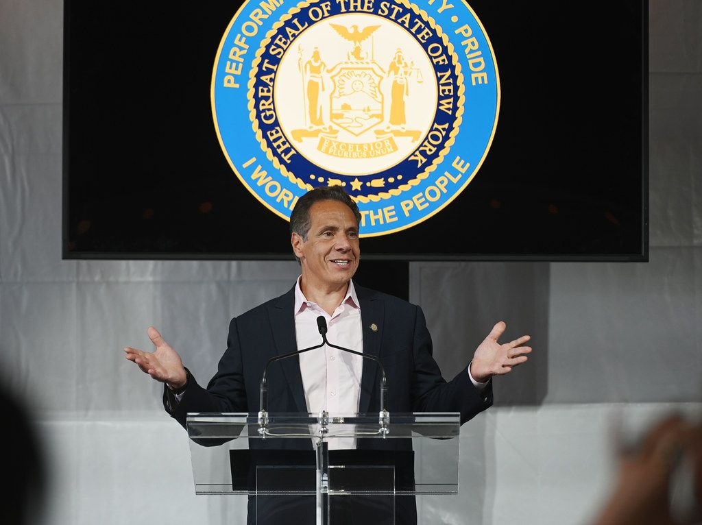 Governor Cuomo at a press event