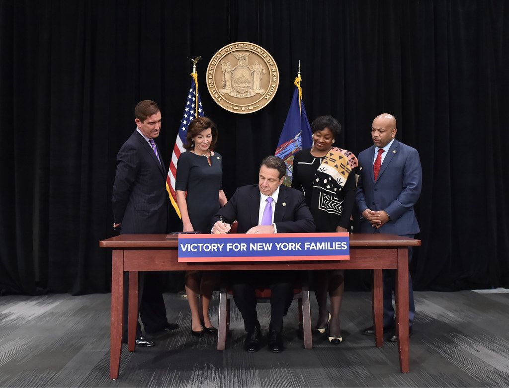 Governor Cuomo at a bill signing event