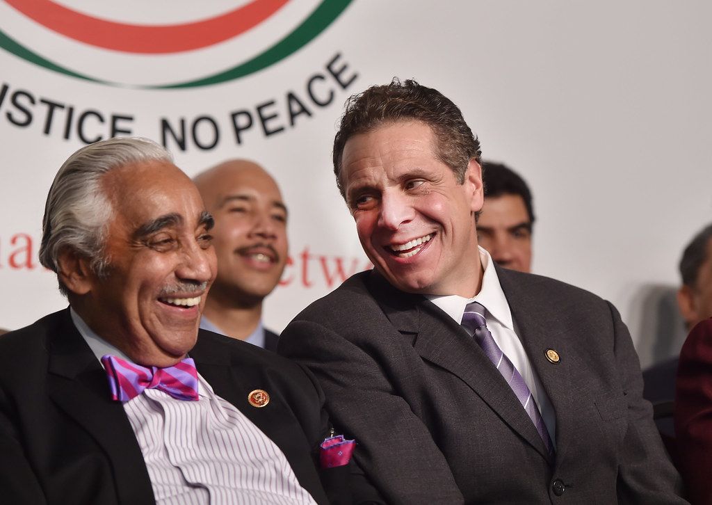 Andrew Cuomo and Charlie Rangel 