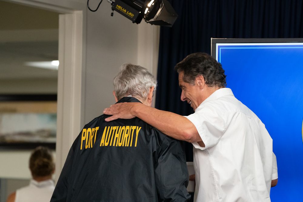 Cuomo with the Port Authority