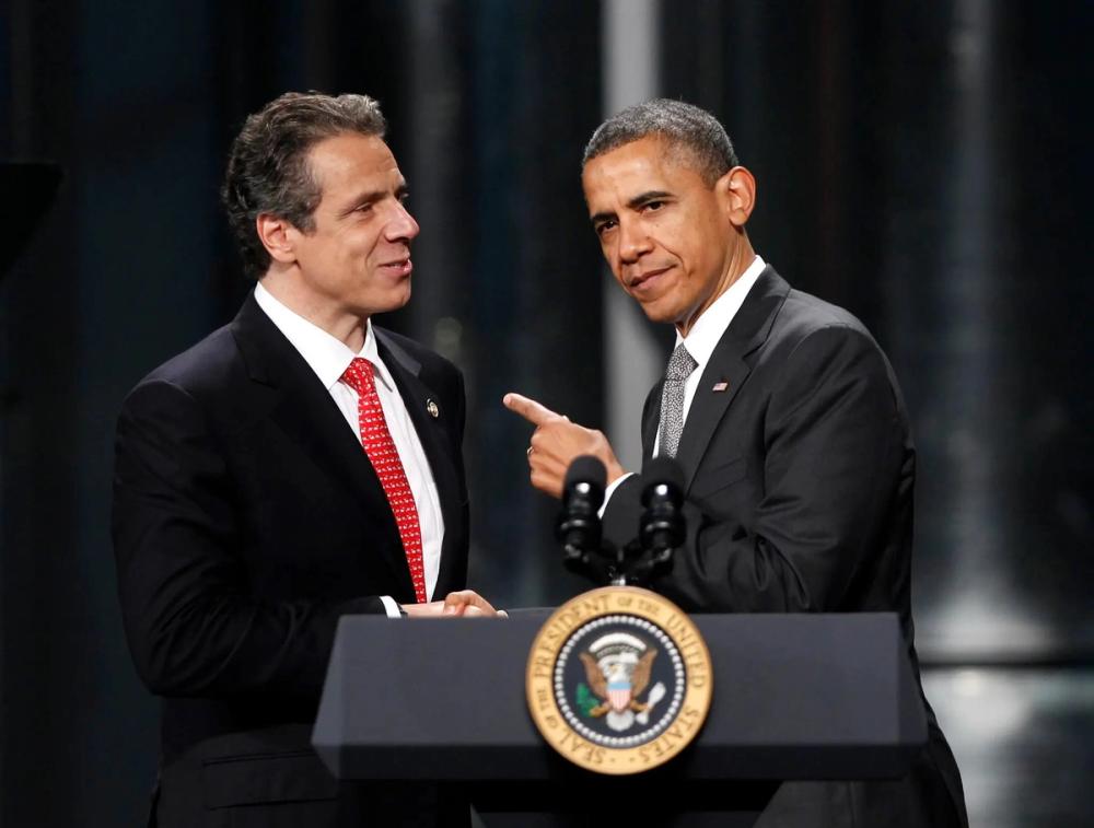 Cuomo with President Barack Obama