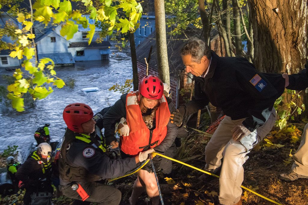 Governor Cuomo aiding efforts following Hurricane Sandy