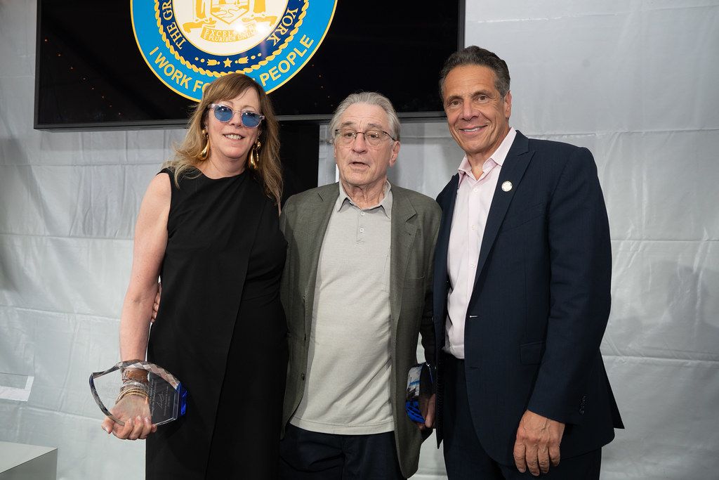 Cuomo with actor Robert DeNiro