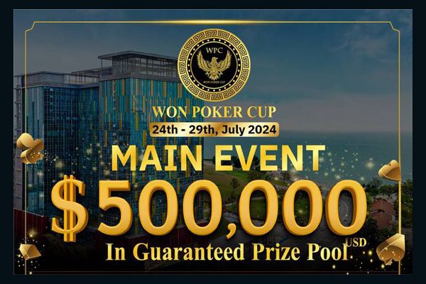 Won Poker Cup $600K GTD