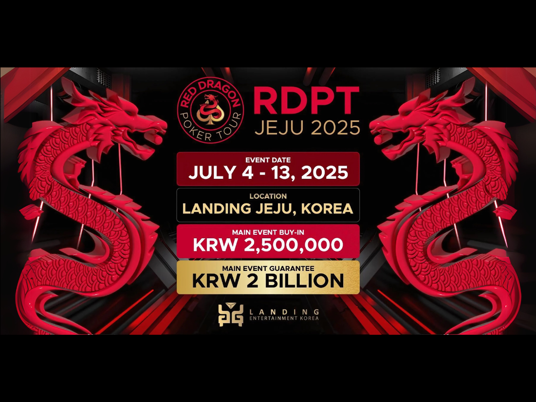Red Dragon Poker Tour (RDPT) Jeju 2025 July