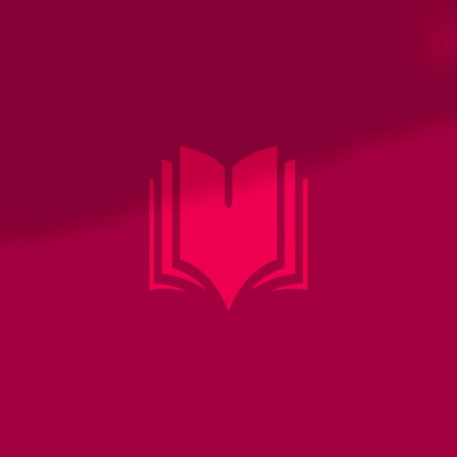 I Love Books logo on a red background