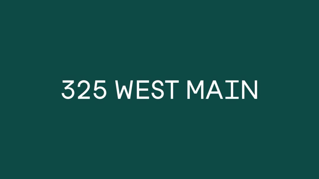 325 West Main Logo