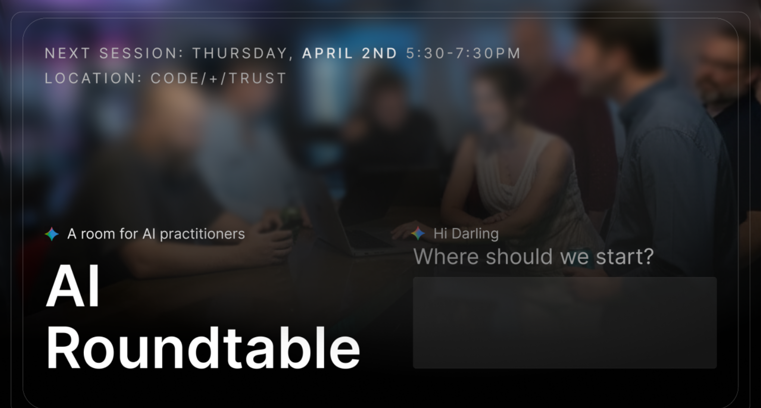 AI Roundtable - CODE/+/TRUST - Charleston Digital