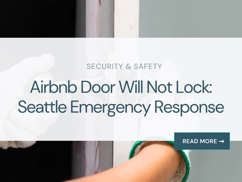 Airbnb Door Will Not Lock: Seattle Emergency Response