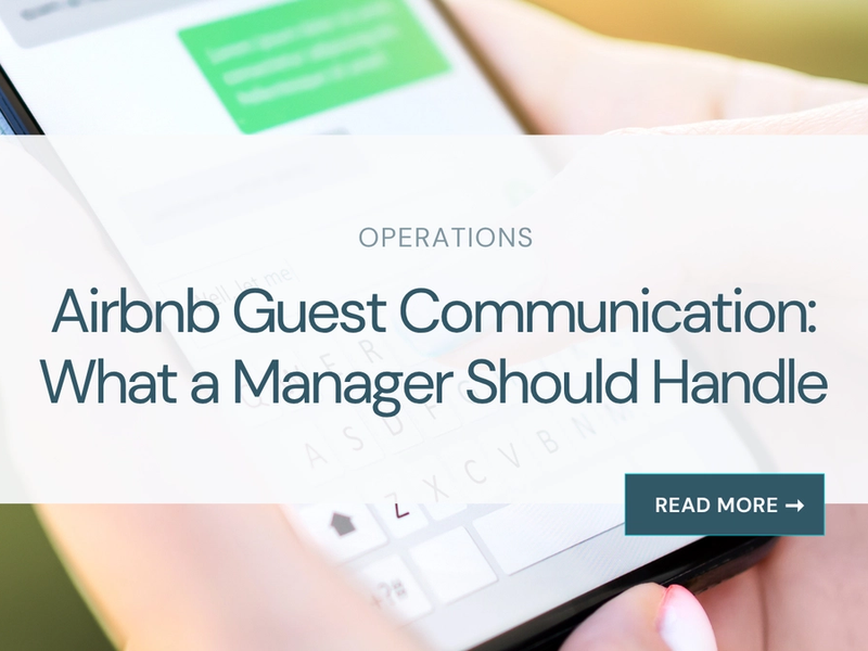 Airbnb Guest Communication: What a Manager Should Handle
