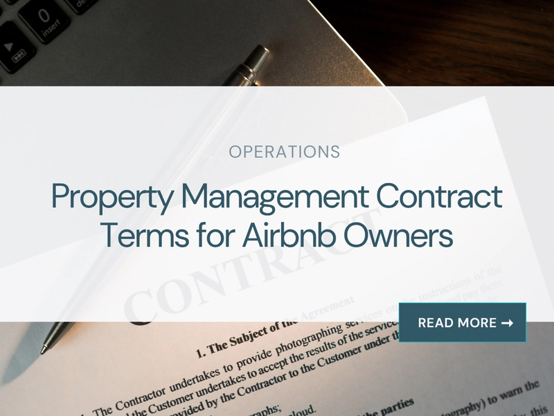 Property Management Contract Terms for Airbnb Owners