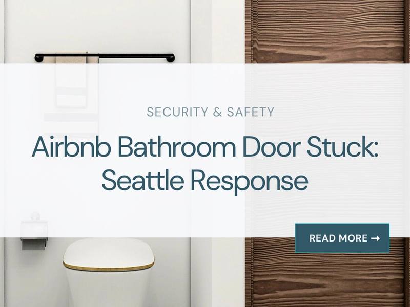 Airbnb Bathroom Door Stuck: Seattle Response
