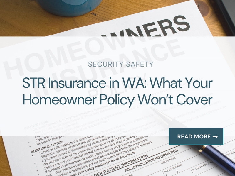 Short-term rental insurance in Washington state: what your homeowner policy won't cover
