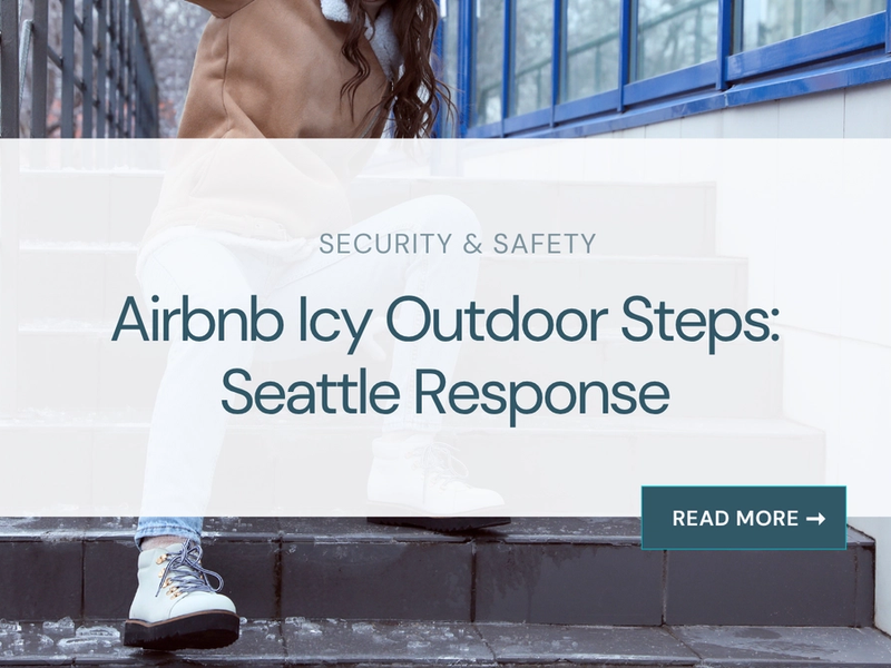 Airbnb Icy Outdoor Steps: Seattle Response