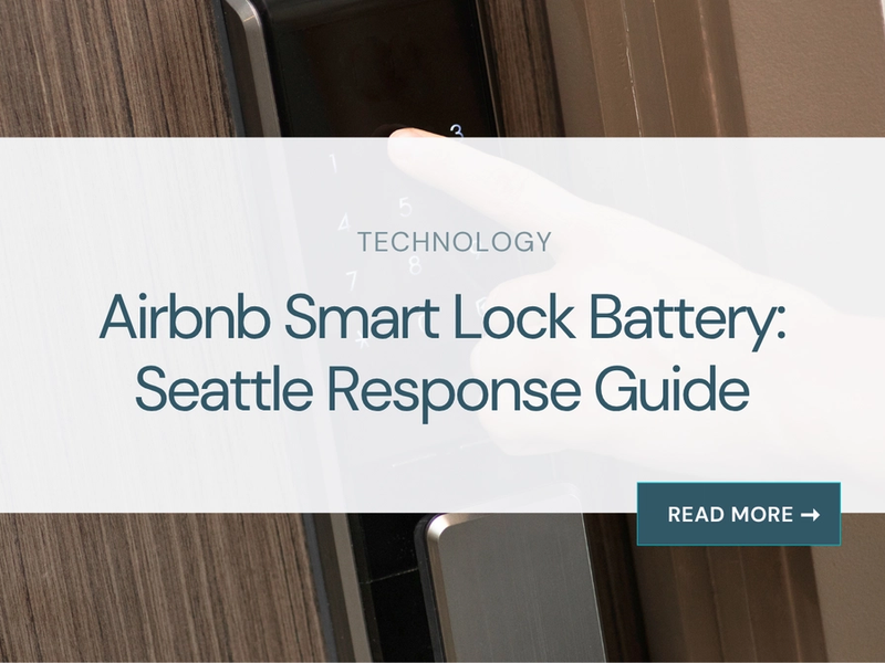 Airbnb Smart Lock Battery: Seattle Response Guide